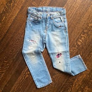 Gap Patchwork Girlfriend Jeans 5